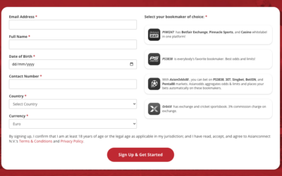 Comment s’inscrire sur AsianConnect et pourquoi ce broker est idéal pour le trading sportif